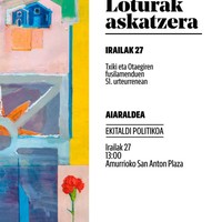 "Loturak askatzera" ekitaldi politikoa