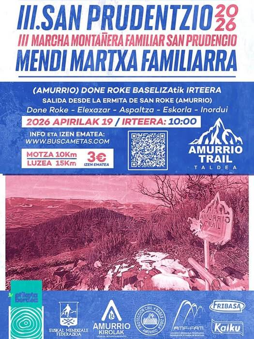 III. San Prudentzio mendi martxa familiarra
