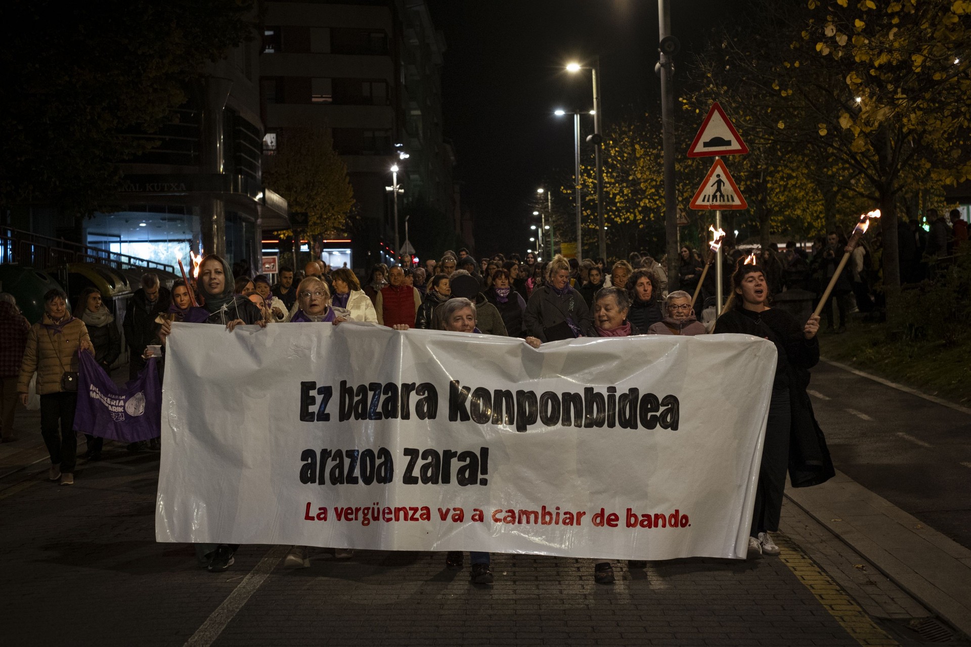 Indarkeria matxistaren aurka beteko dituzte Aiaraldeko kaleak