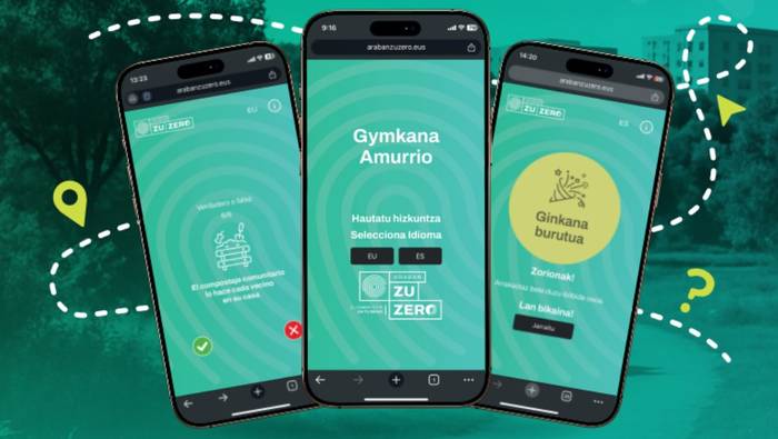 Garapen jasangarria eta klima-aldaketa lantzeko modu ludiko bat: Amurrioko ginkana digitalak
