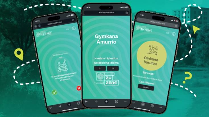 Garapen jasangarria eta klima-aldaketa lantzeko modu ludiko bat: Amurrioko ginkana digitalak