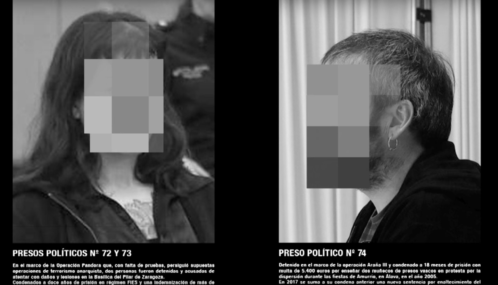 Alfredo Remirez agertzen da ARCOk zentsuratutako preso politikoei buruzko erakusketan