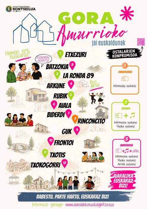 Amurrioko 12 tabernek baietz esan diote euskalgintzari