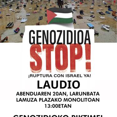 Genozidioko biktimei omenaldi herritarra