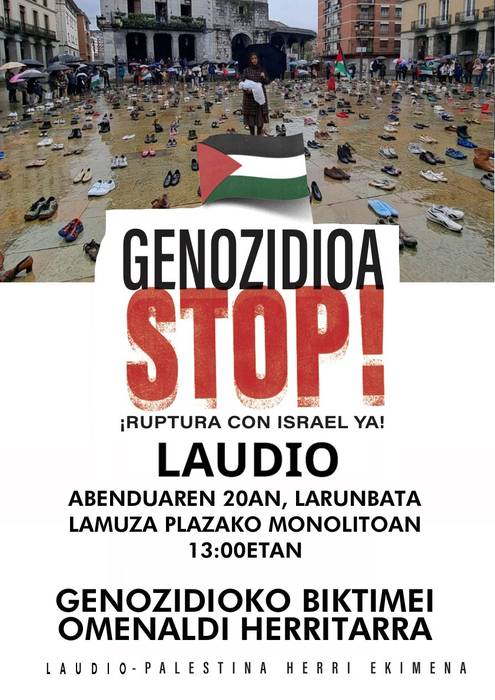 Genozidioko biktimei omenaldi herritarra