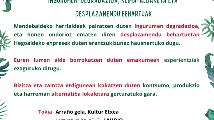 'Alternatiba ekofeministak eraikitzen'