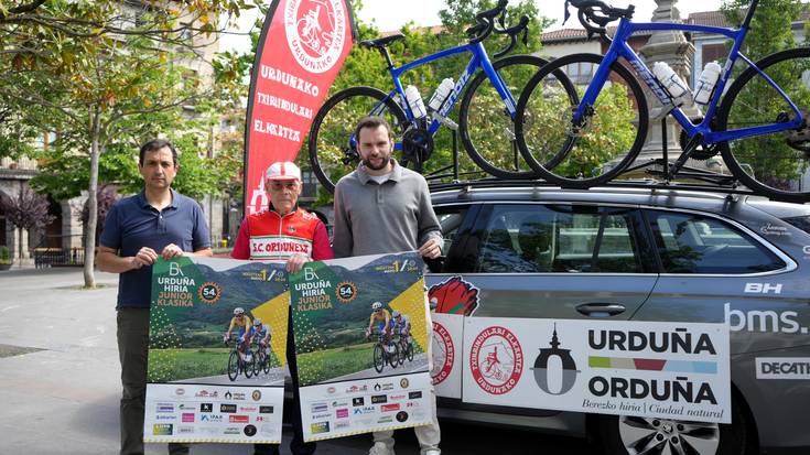 54. Urduña Hiria Junior Klasikoa jokatuko da ostiralean, puntako ehun txirrindulari baino gehiagoren parte hartzearekin
