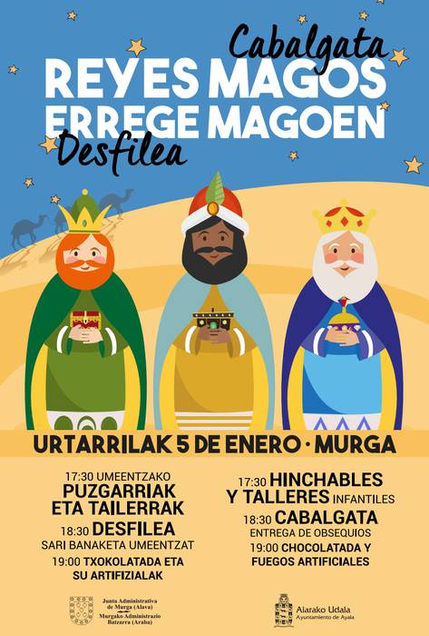 Errege Magoen desfilea