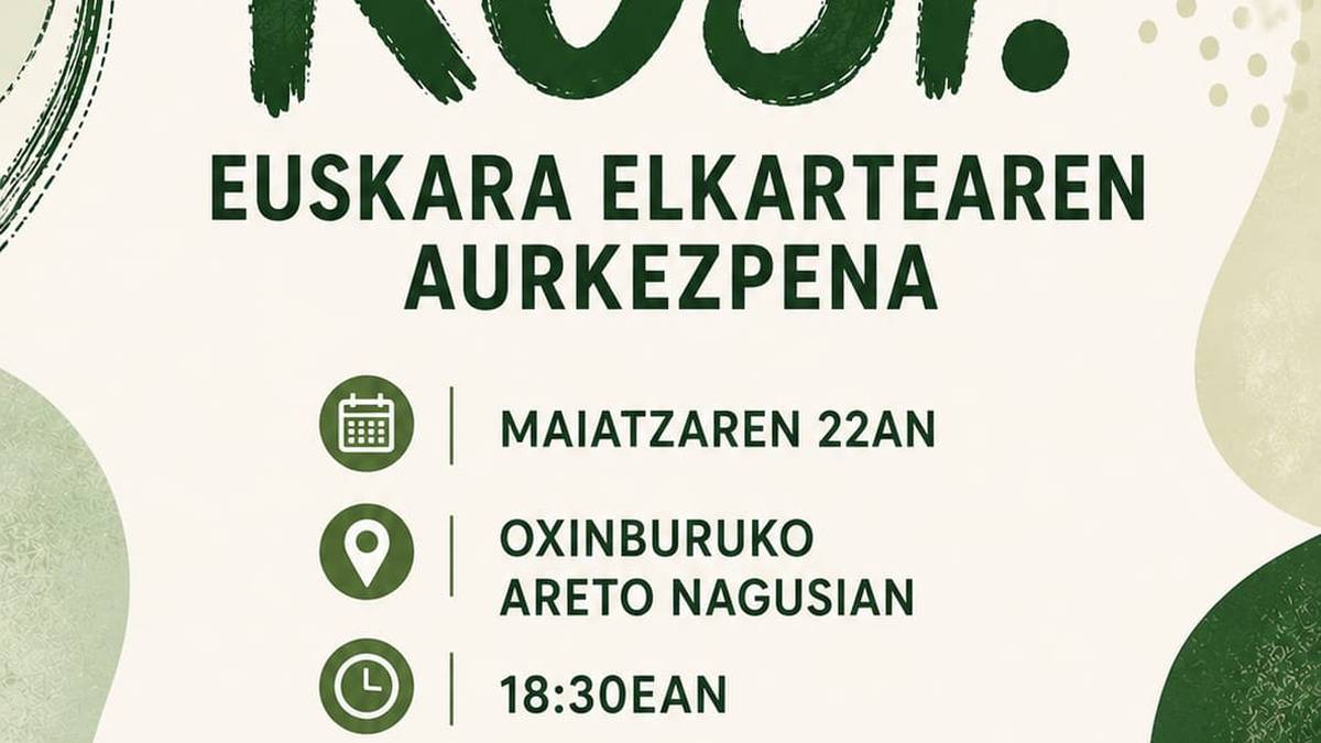 Kosi! euskara elkartearen aurkezpena