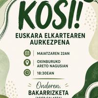 Kosi! euskara elkartearen aurkezpena