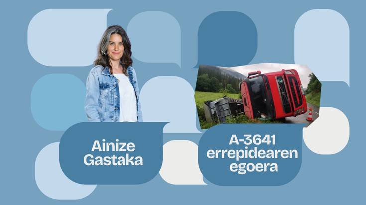 Laudioko gaurkotasun instituzionala eta A-3641 errepidearen egoera, azalera