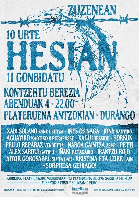 Hesianek 10 urte