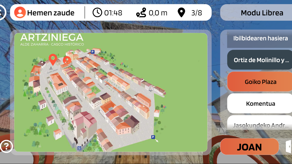 360° formatuko murgiltze-esperientzia Artziniegako ondarea ezagutzeko