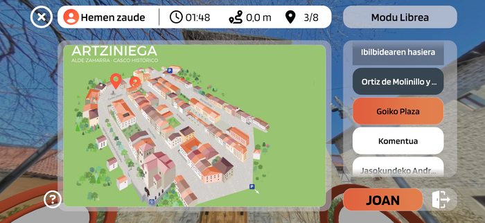 360° formatuko murgiltze-esperientzia Artziniegako ondarea ezagutzeko