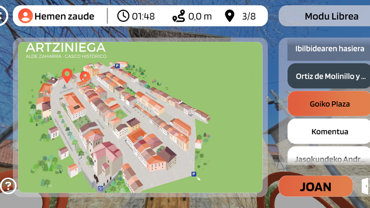 360° formatuko murgiltze-esperientzia Artziniegako ondarea ezagutzeko