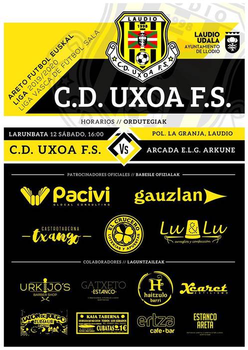 CD Uxoa-Arcada en la grada