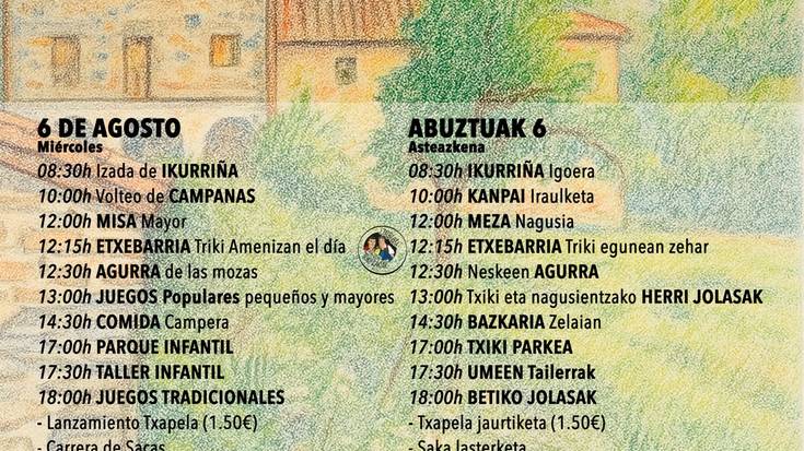 Llantenoko Andra Mari Zuriaren Jaiak