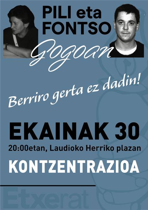 'Pili eta Fontso gogoan' elkarretaratzea