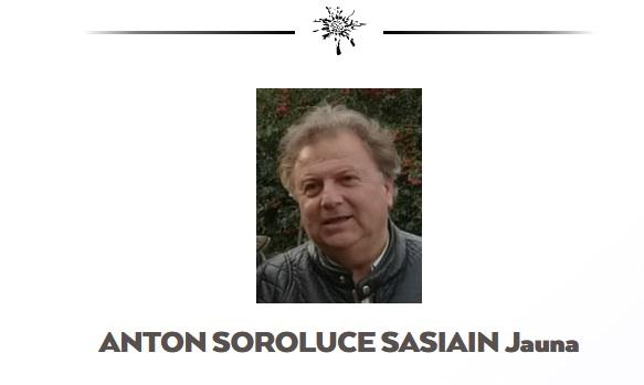 Laudioko Udalak Anton Soroluce langilearen heriotza deitoratu du