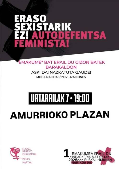 Eraso sexistarik ez! Autodefentsa feminista!