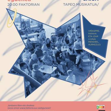 Tapeo musikatua: freestyle saioa
