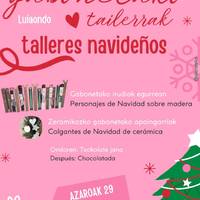 Gabonetako tailerra eta txokolatada