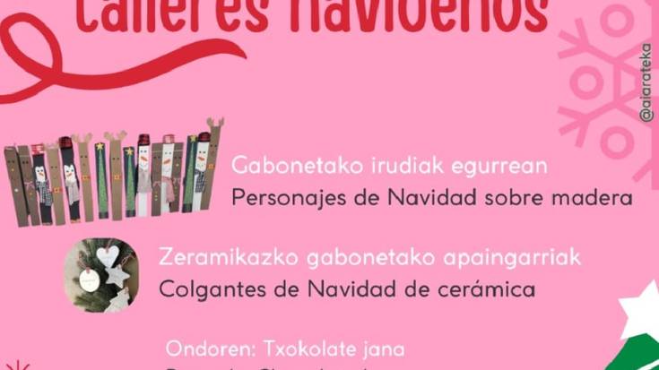 Gabonetako tailerra eta txokolatada