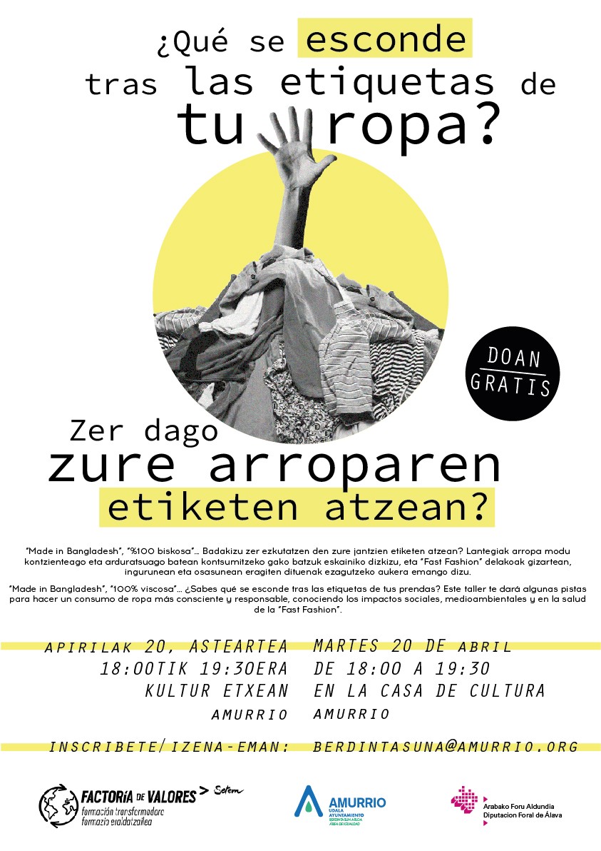 Amurriok haritik tira egin eta etiketaren atzetik begiratuko du