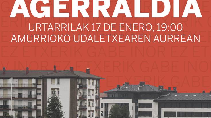 Etxegabetze bat salatzeko elkarretaratzea