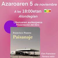 'Paisanaje' liburuaren aurkezpena