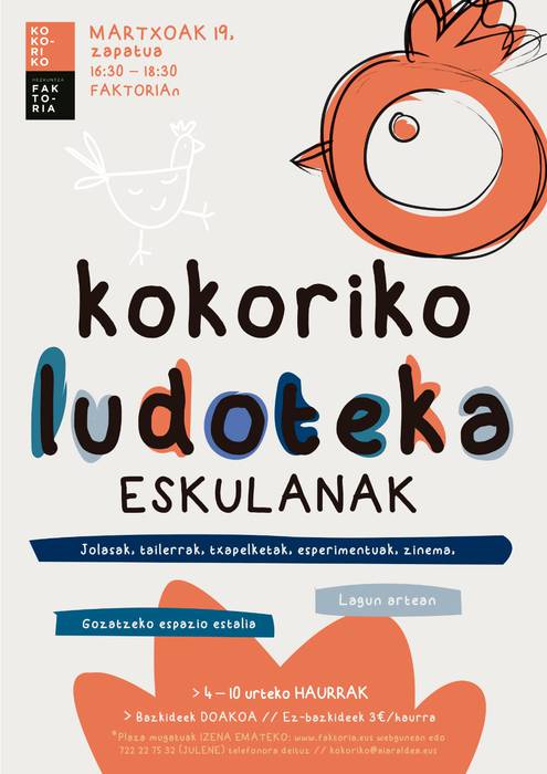 Kokoriko Ludoteka: Eskulanak