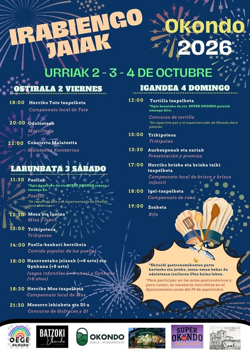 Irabiengo Jaiak: Ostirala