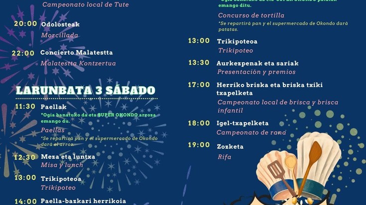 Irabiengo Jaiak: Ostirala