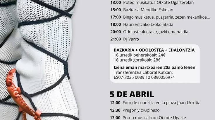 Euskotarrak kuadrillaren 60. urteurrena