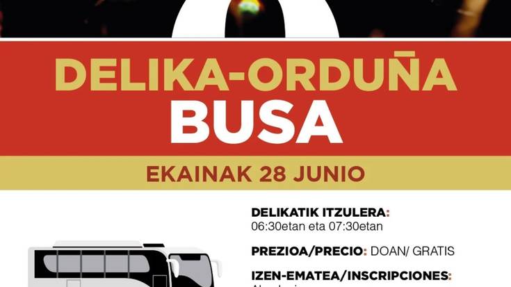 Delikatik itzultzeko autobusa