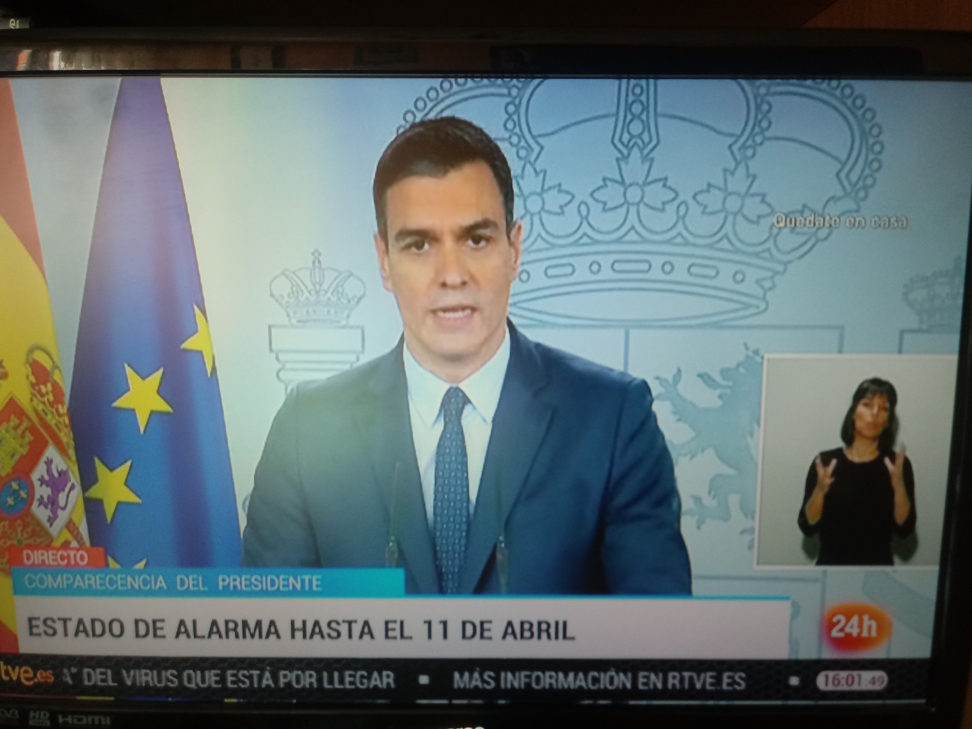 [AZKEN ORDUKOA] 15 egun gehiago luzatuko du alarma egoera Espainiar estatuak eta neurri gehiago hartuko ditu
