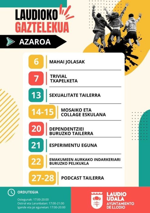 Laudioko Gaztelekua azaroan: Sexualitate tailerra