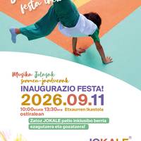 Jokale patio inklusiboaren inaugurazio festa