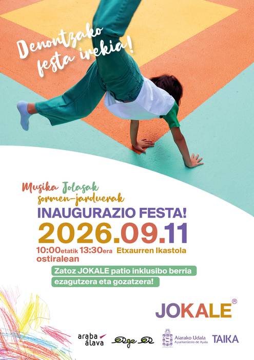 Jokale patio inklusiboaren inaugurazio festa