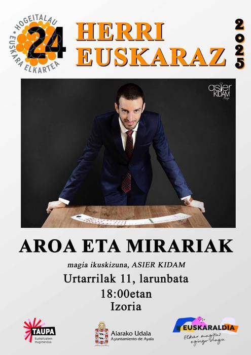 Asier Kidamen magia ikuskizuna