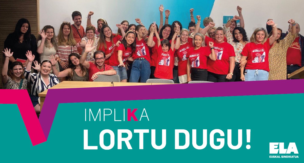 “Hau izan da nire lehen Enplegua Erregulatzeko Espedientea eta espero dut azkena izatea, baina argi dut borroka dela bide bakarra”