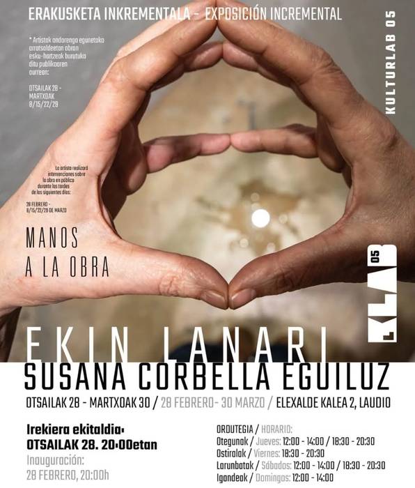 Susana Corbella Eguiluzen erakusketaren inaugurazioa