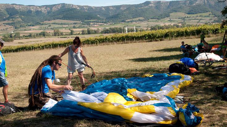 Ate irekien eguna, Gorobel parapente taldearen abiapuntu