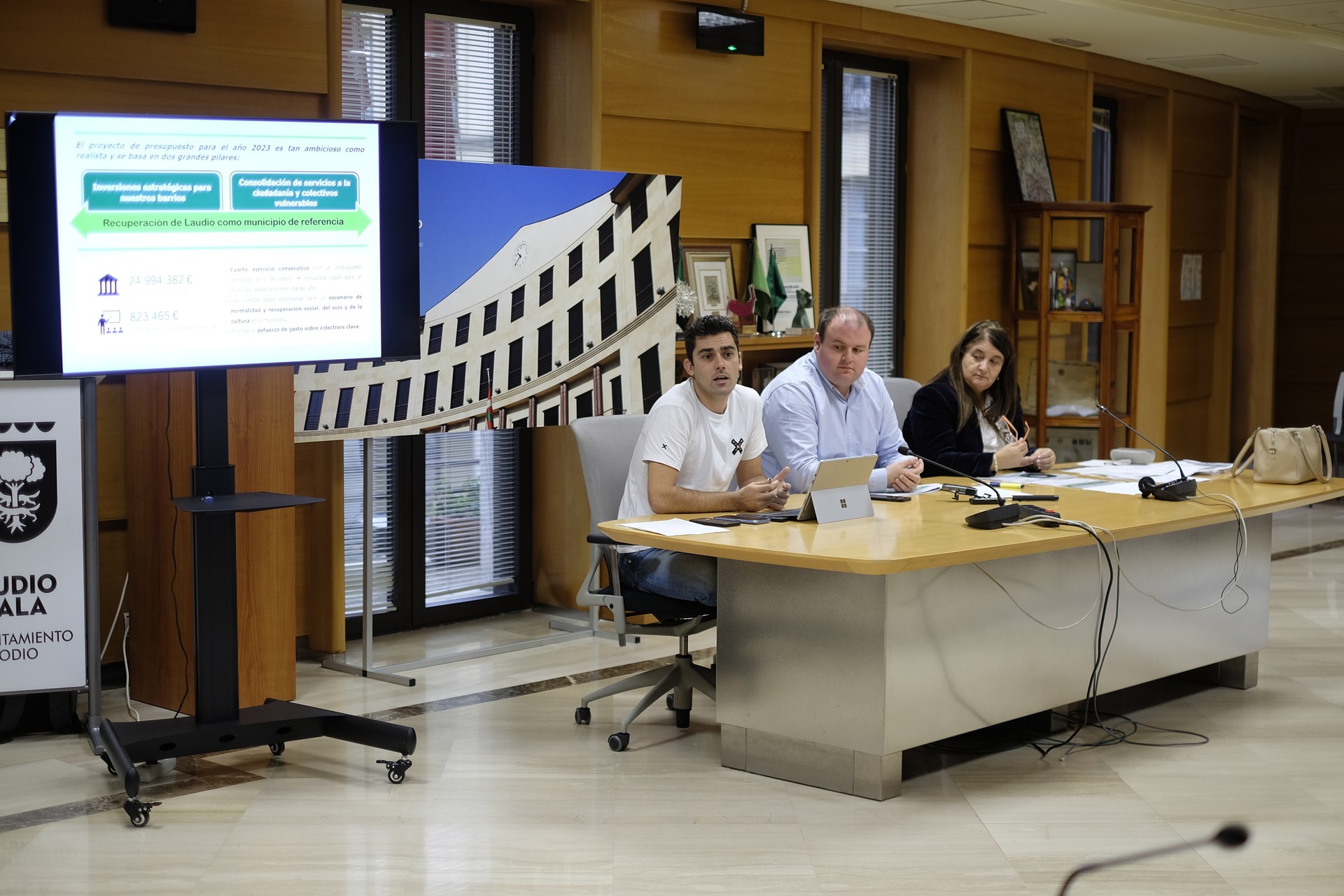 25 milioi euroko aurrekontua izango du Laudioko Udalak 2023an