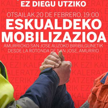 Eskualdeko mobilizazioa: Tubos Reunidos eta Maderas de Llodio arriskuan