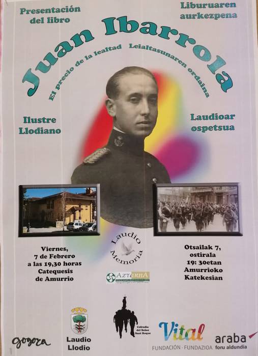 Juan Ibarrolaren liburu aurkezpena