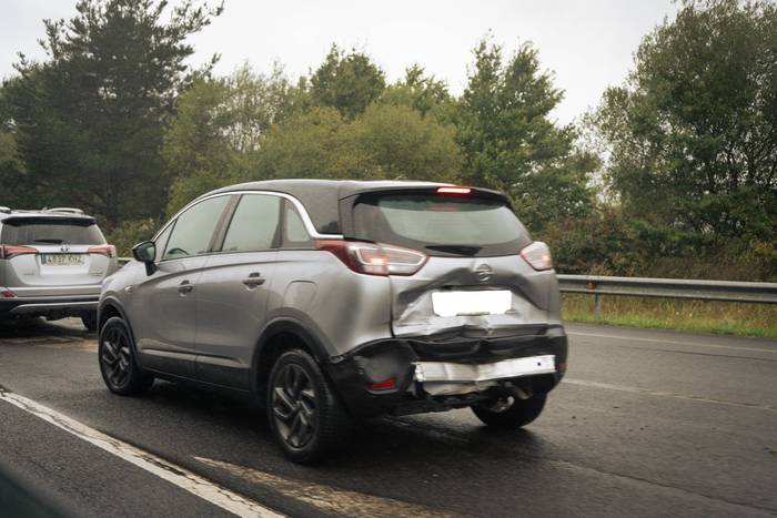 Laudion gertatutako auto istripuan ez da zauriturik egon