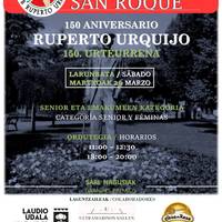 Ruperto Urquijoren omenezko bola-tirada