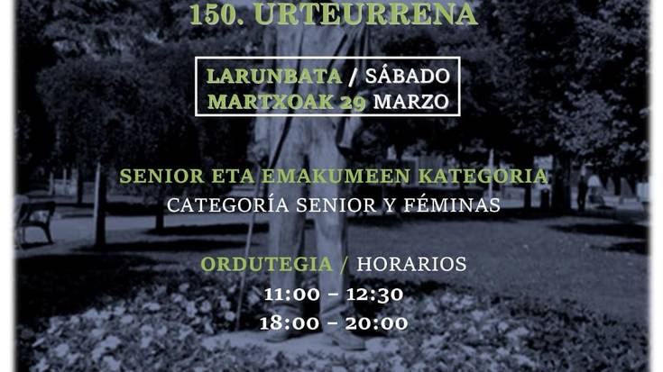 Ruperto Urquijoren omenezko bola-tirada