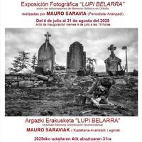 'Lupi belarra' erakusketaren inaugurazioa
